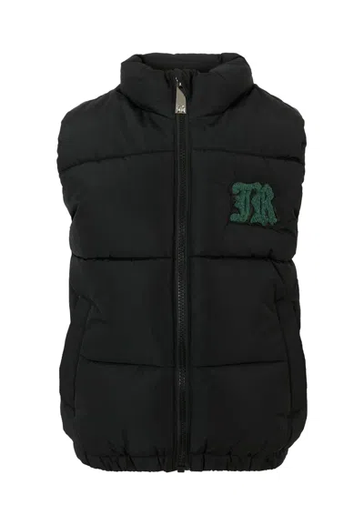 Richmond Kids' Black Gilet For Boy With Logo