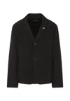 Richmond Black Jacket For Boy With Logo In Black