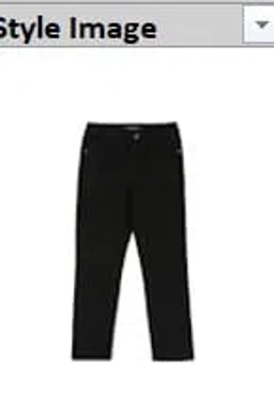 Richmond Kids' Black Jeans For Girl With Logo