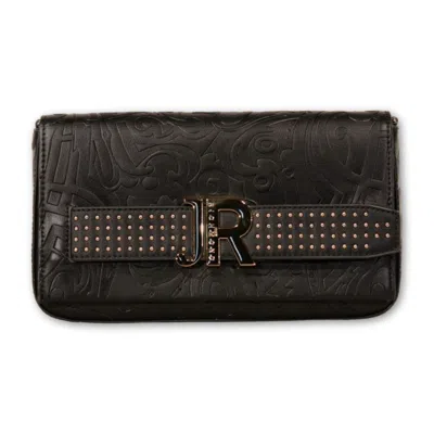 Richmond Black Pu Shoulder Bag