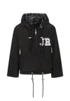 Richmond Black Reversible Jacket For Boy With Logo In Black