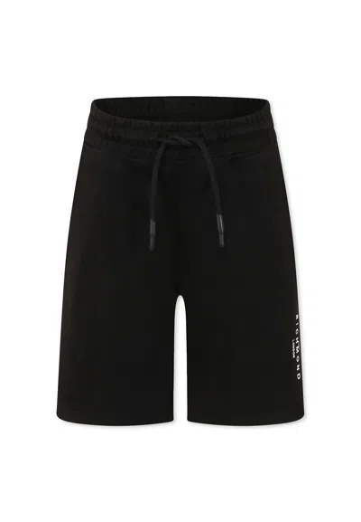 Richmond Kids' Black Short For Boy With Logo