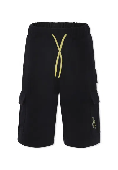 Richmond Kids' Black Shorts For Boy With Logo