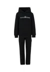 Richmond Black Suit For Boy With Logo In Black