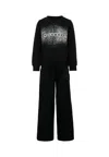 Richmond Black Suit For Girl With Logo In Black