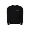 RICHMOND BLACK SWEATER FOR BOY WITH LOGO