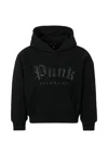 Richmond Black Sweatshirt For Kids With Writing In Black