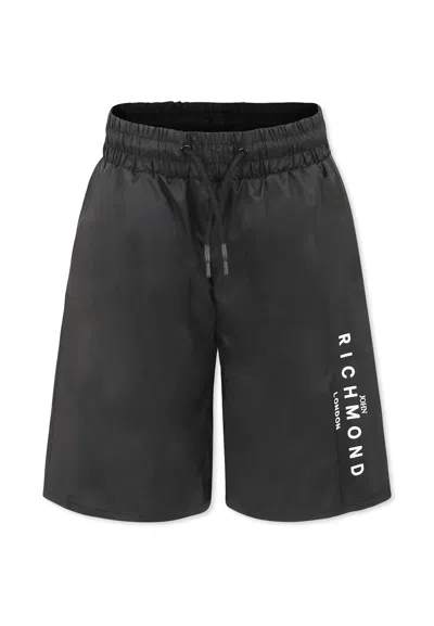 Richmond Kids' Black Swim Shorts For Boy With Logo