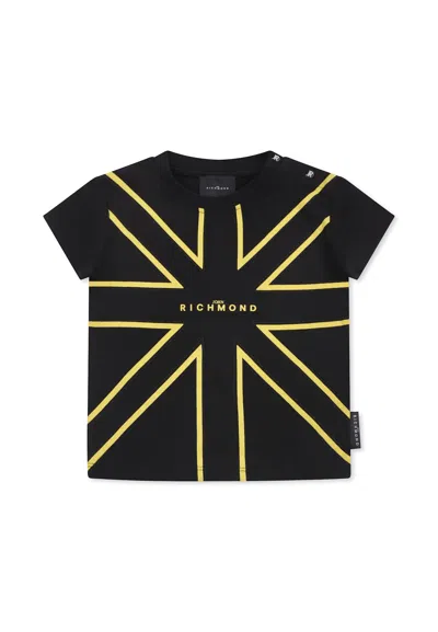 Richmond Black T-shirt For Baby Boy With Logo