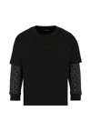 Richmond Black T-shirt For Boy With Logo In Black