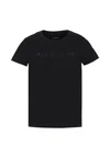 Richmond Black T-shirt For Kids With Logo In Black