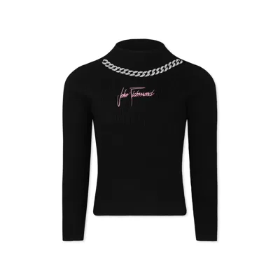 Richmond Kids' Black Turtleneck For Girl