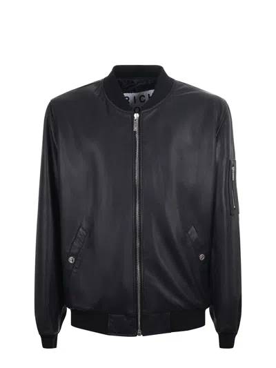 Richmond Bomber Jacket In Black