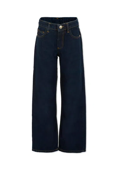 Richmond Kids' Denim Jeans For Boy With Logo In Blue