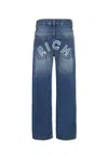 Richmond Denim Jeans For Boy With Logo In Blue