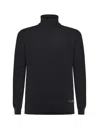 Richmond Gnome Turtleneck In Viscose And Nylon In Black