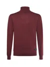 Richmond Gnome Turtleneck In Viscose And Nylon In Burgundy