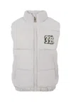 Richmond Grey Gilet For Boy With Logo In Gray