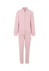 Richmond Lilac Suit For Girl With Logo In Pink