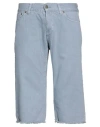 Richmond Man Denim Shorts Slate Blue Size 30 Cotton