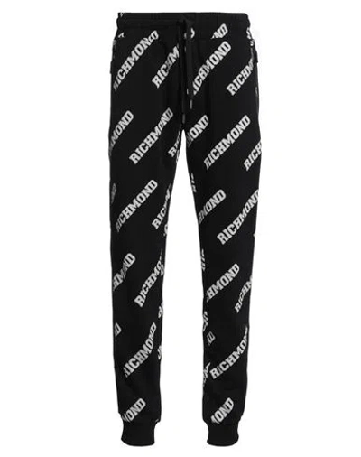 Richmond Man Pants Black Size Xs Polyester, Cotton