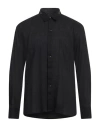 Richmond Man Shirt Black Size Xxl Cotton In Black