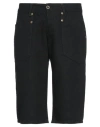 Richmond Man Shorts & Bermuda Shorts Black Size 34 Cotton, Linen In Black