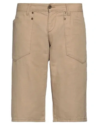 Richmond Man Shorts & Bermuda Shorts Sand Size 34 Cotton, Linen In Beige