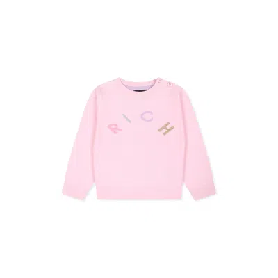 Richmond Pink Sweat For Baby Girl