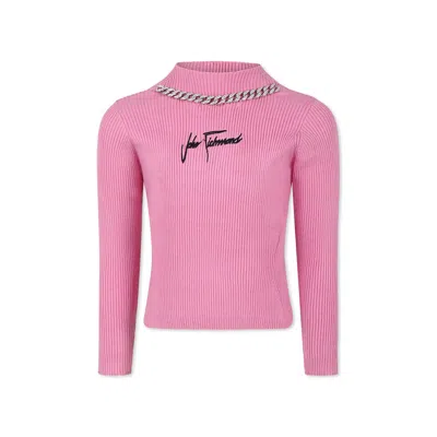 Richmond Kids' Pink Turtleneck For Girl