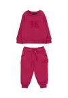 Richmond Red Set For Baby Boy With Logo In Red