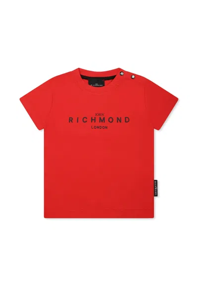 Richmond Kids' Red T-shirt For Baby Boy With Logo