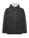 Richmond Reversible Down Jacket With Hood And Logo In Black