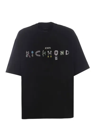 RICHMOND RICHMOND  T-SHIRTS AND POLOS BLACK