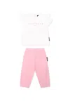 Richmond White Suit For Baby Girl With Logo