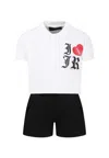 Shop Richmond White Suit For Girl With Logo