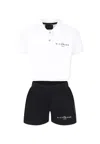 Richmond White Suit For Girl With Logo In White