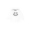 Richmond White Sweater For Baby Boy With Logo In White