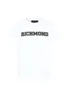 Richmond White T-shirt For Boy With Logo In White