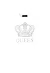 Richmond White T-shirt For Girl With Crown In White