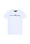 Richmond White T-shirt For Kids With Logo In White