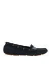 Richmond Woman Loafers Midnight Blue Size 7 Leather In Blue