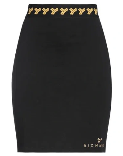 Richmond Woman Mini Skirt Black Size Xs Cotton