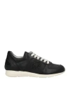 Richmond Woman Sneakers Black Size 9 Soft Leather In Black