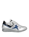 Richmond Woman Sneakers Silver Size 6 Soft Leather In Silver