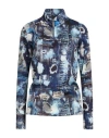 Richmond Woman T-shirt Blue Size S Polyester, Elastane In Multi