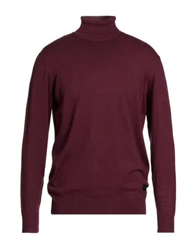 Richmond X Man Turtleneck Burgundy Size Xl Viscose, Nylon