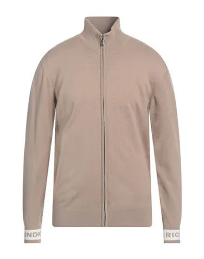 Richmond X Man Cardigan Beige Size Xl Viscose, Polyester, Nylon In Sand