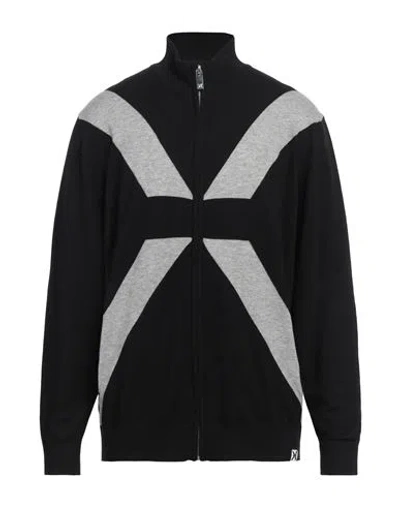 Richmond X Man Cardigan Black Size 3xl Viscose, Polyester, Nylon In Black