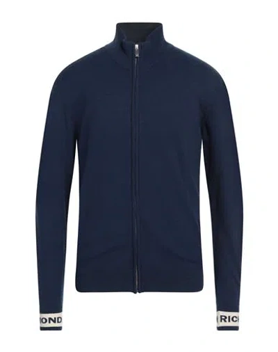 Richmond X Man Cardigan Navy Size M Viscose, Polyester, Nylon